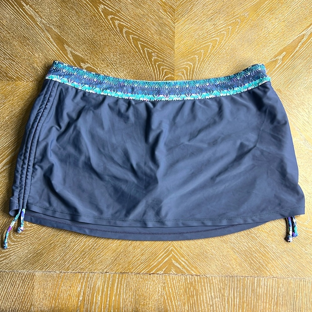 FREE COUNTRY Blue Swimskirt XXL (18)